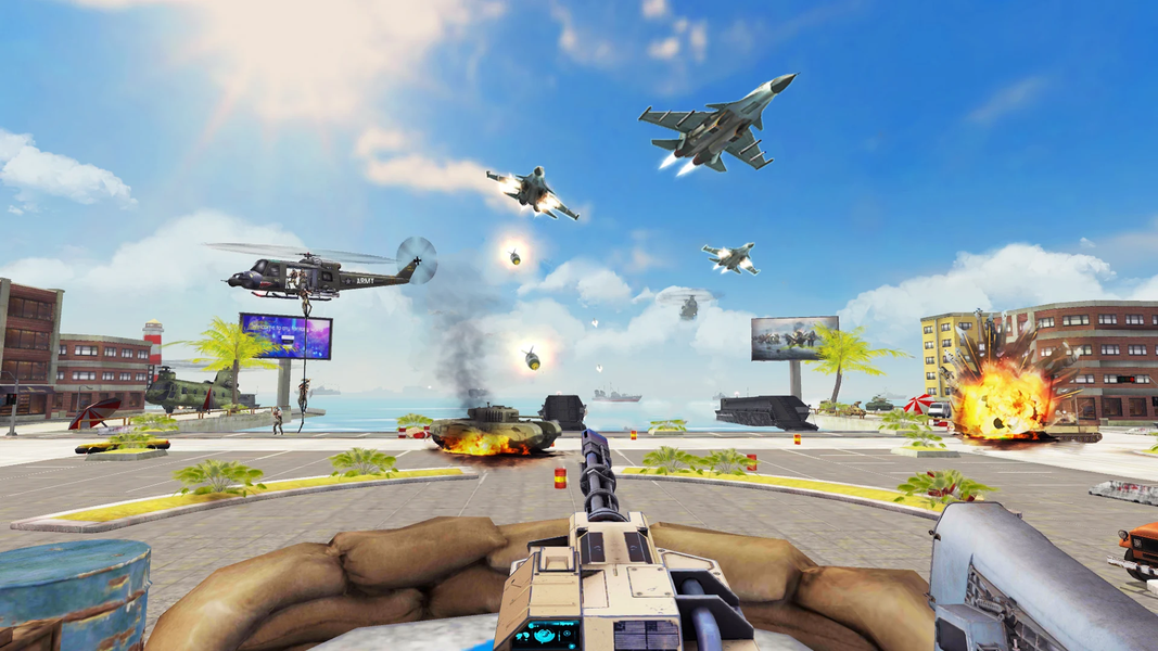 War Game: Beach Defense - Gameplay image of android game