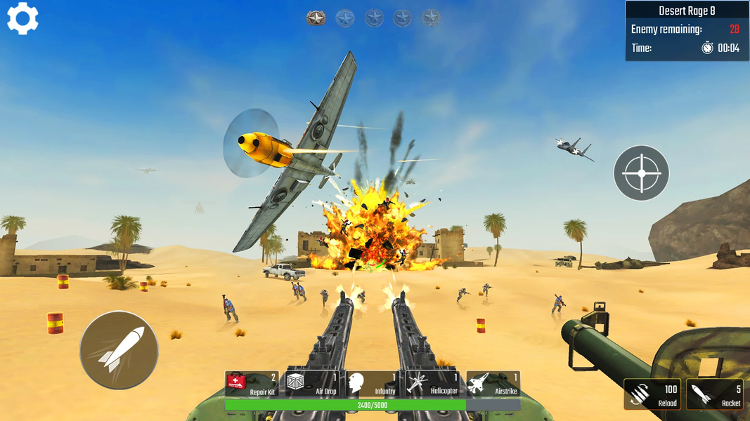 War Game: Beach Defense - عکس بازی موبایلی اندروید