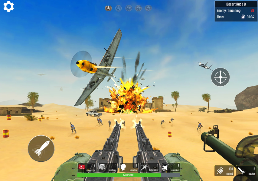War Game: Beach Defense - عکس بازی موبایلی اندروید