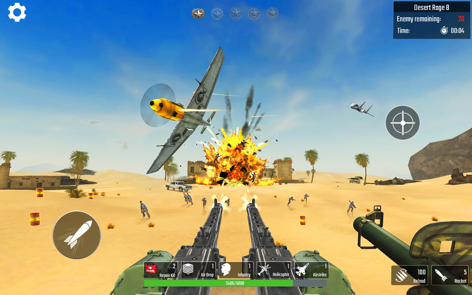 War Game: Beach Defense - عکس بازی موبایلی اندروید