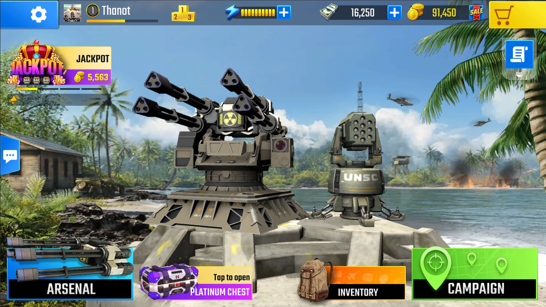 War Game: Beach Defense - عکس بازی موبایلی اندروید
