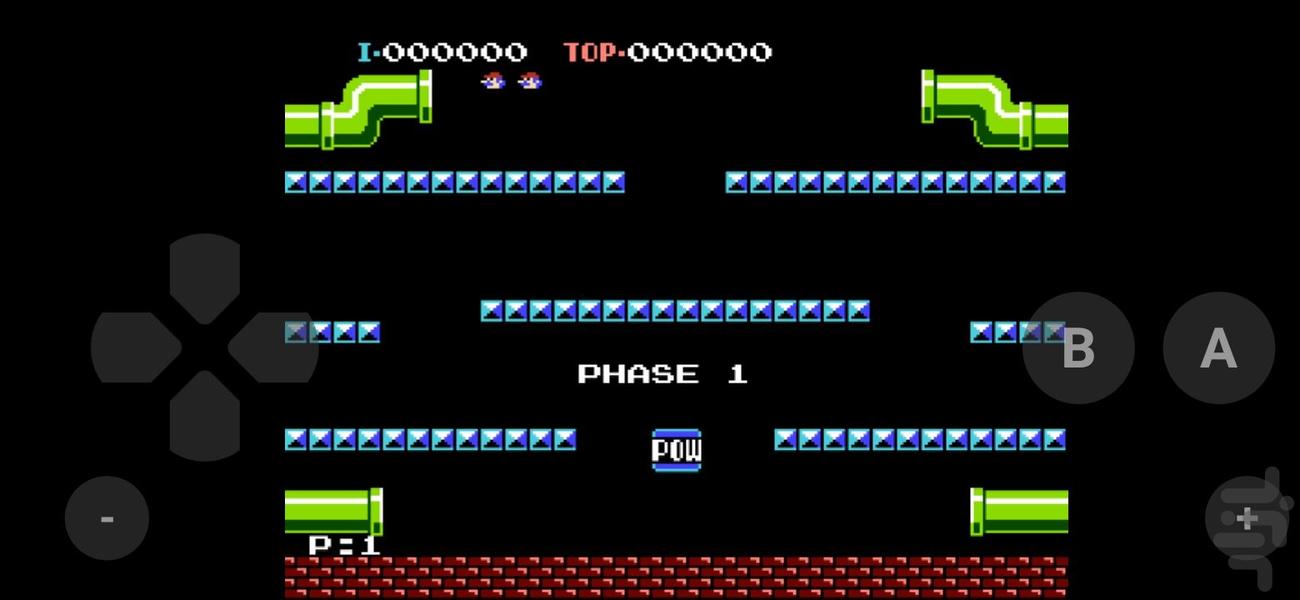 Mario Bros - Gameplay image of android game