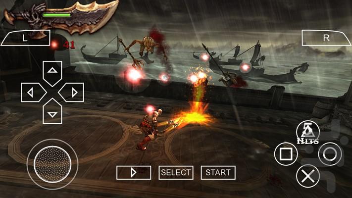 خدای جنگ زنجیرهای المپوس - Gameplay image of android game