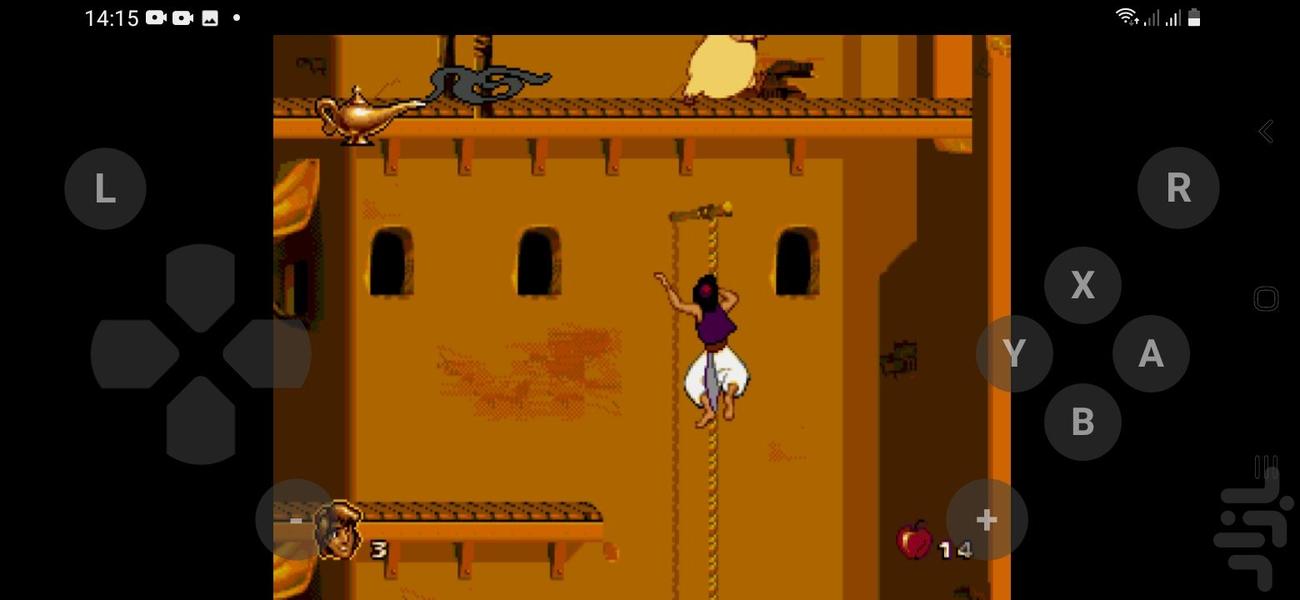 Aladdin sega - Gameplay image of android game