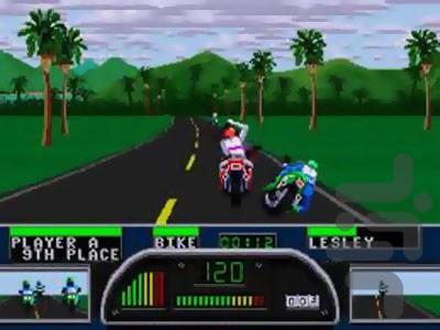 Road Rash 2 - Gameplay image of android game
