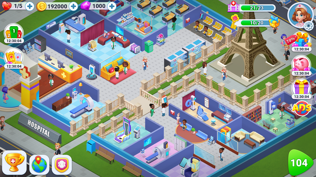 Doctor Clinic - Hospital Games - Gameplay image of android game
