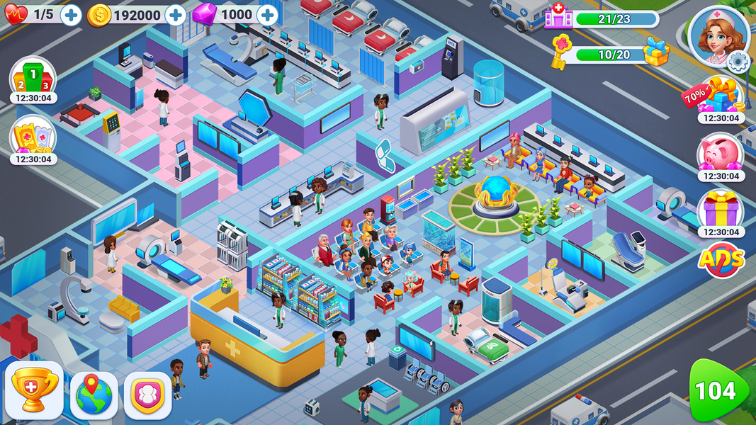 Doctor Clinic - Hospital Games - Gameplay image of android game