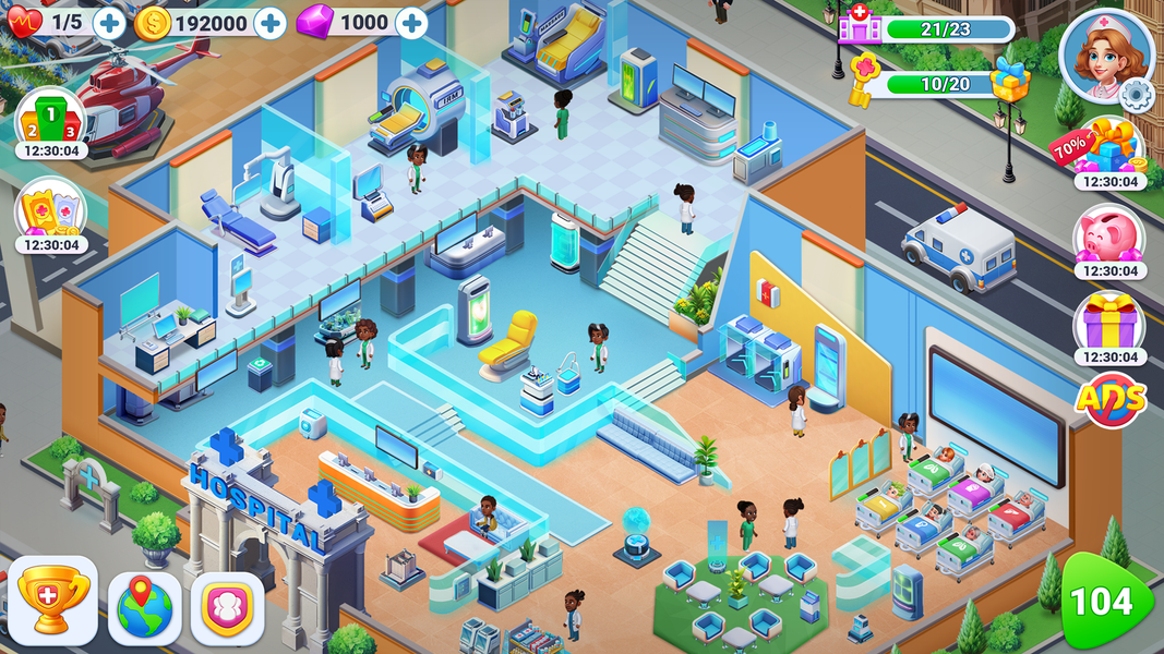 Doctor Clinic - Hospital Games - Gameplay image of android game