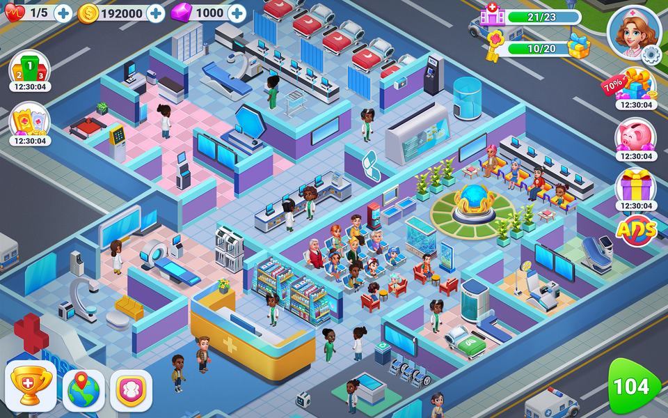 Doctor Clinic - Hospital Games - Gameplay image of android game