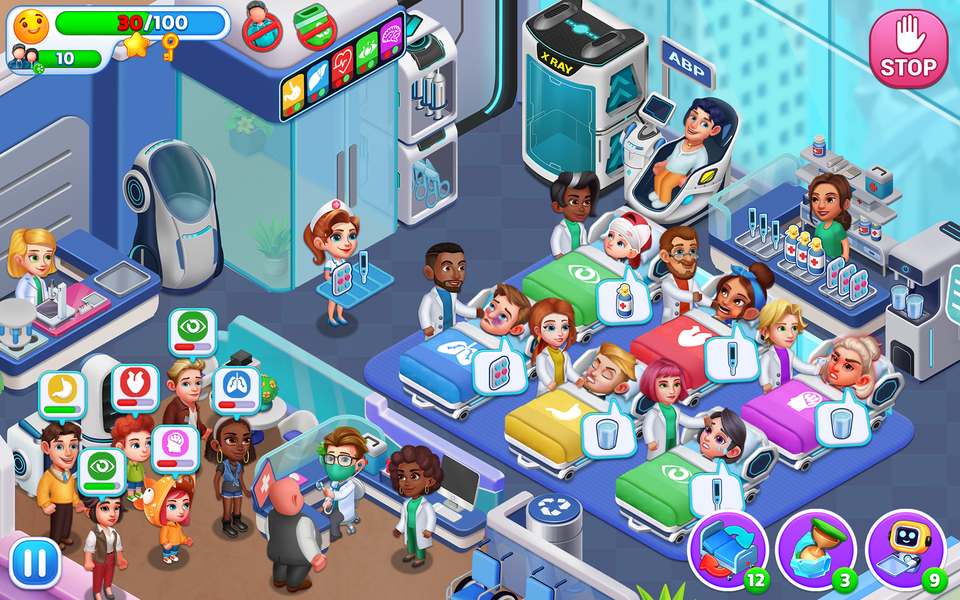 Happy Doctor: Clinic Game - Gameplay image of android game