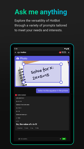 Ai Chat — HotBot - عکس برنامه موبایلی اندروید