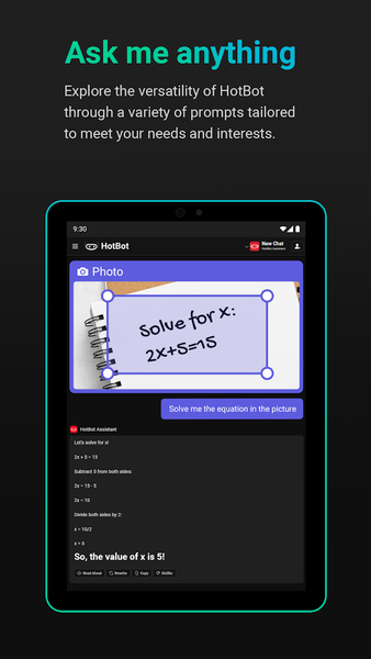 Ai Chat — HotBot - عکس برنامه موبایلی اندروید