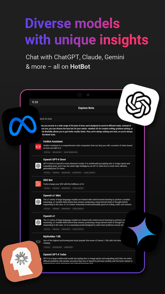 Ai Chat — HotBot - عکس برنامه موبایلی اندروید