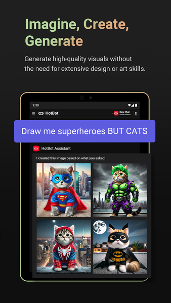 Ai Chat — HotBot - عکس برنامه موبایلی اندروید