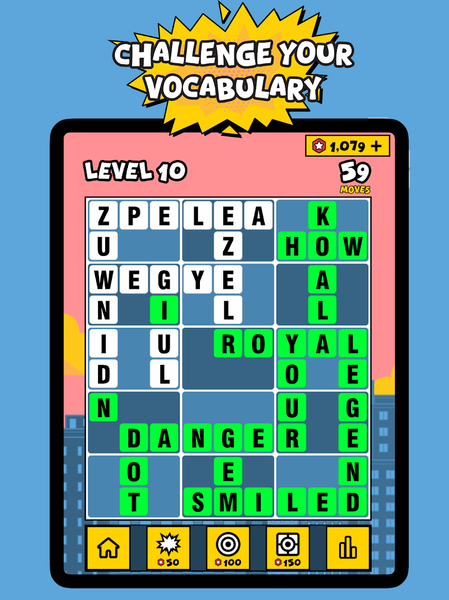 Whamble! Sudoku Crossword Game - Gameplay image of android game