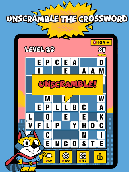 Whamble! Sudoku Crossword Game - Gameplay image of android game