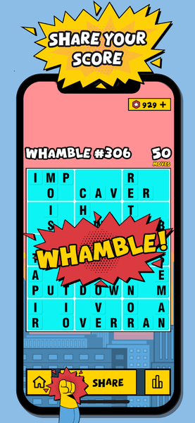 Whamble! Sudoku Crossword Game - Gameplay image of android game