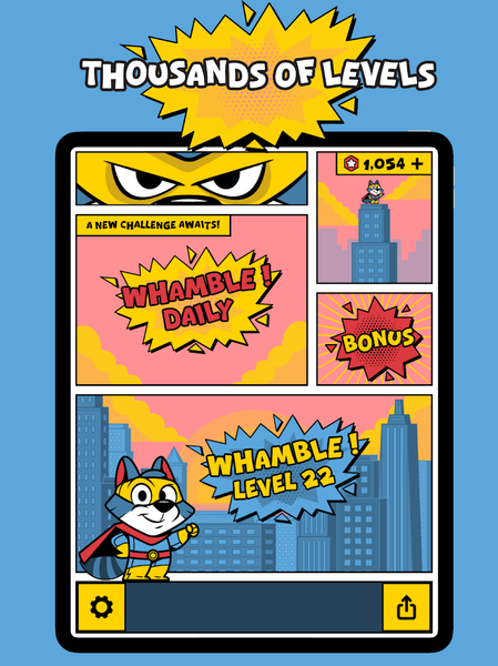 Whamble! Sudoku Crossword Game - Gameplay image of android game