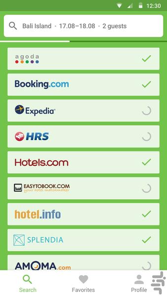 Hotellook — Hotel deals & discounts - Image screenshot of android app
