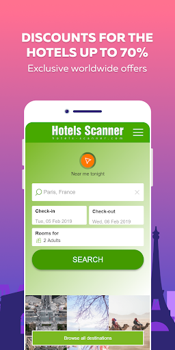 Hotels Scanner - عکس برنامه موبایلی اندروید