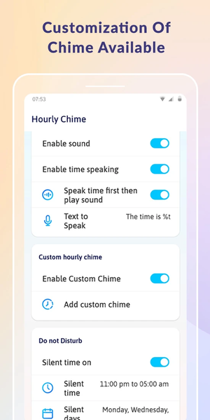 Hourly Chime: Set Reminders - عکس برنامه موبایلی اندروید