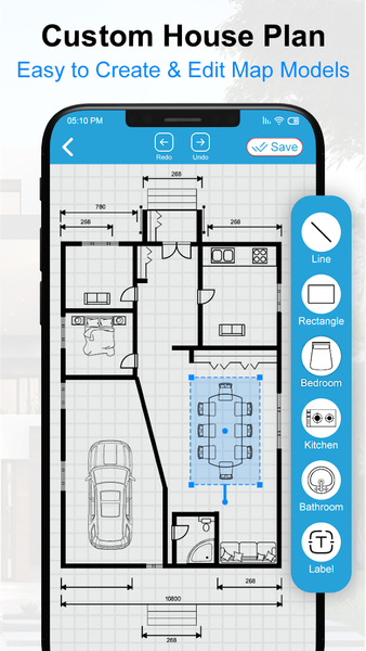 House Design 3D Floor Plan App - Image screenshot of android app