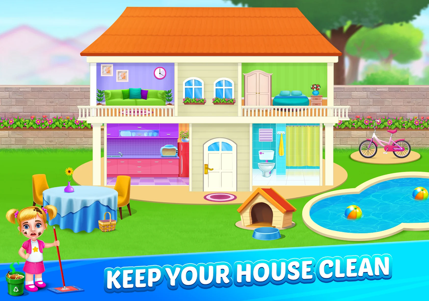 Home Cleaning: House Cleanup - عکس بازی موبایلی اندروید
