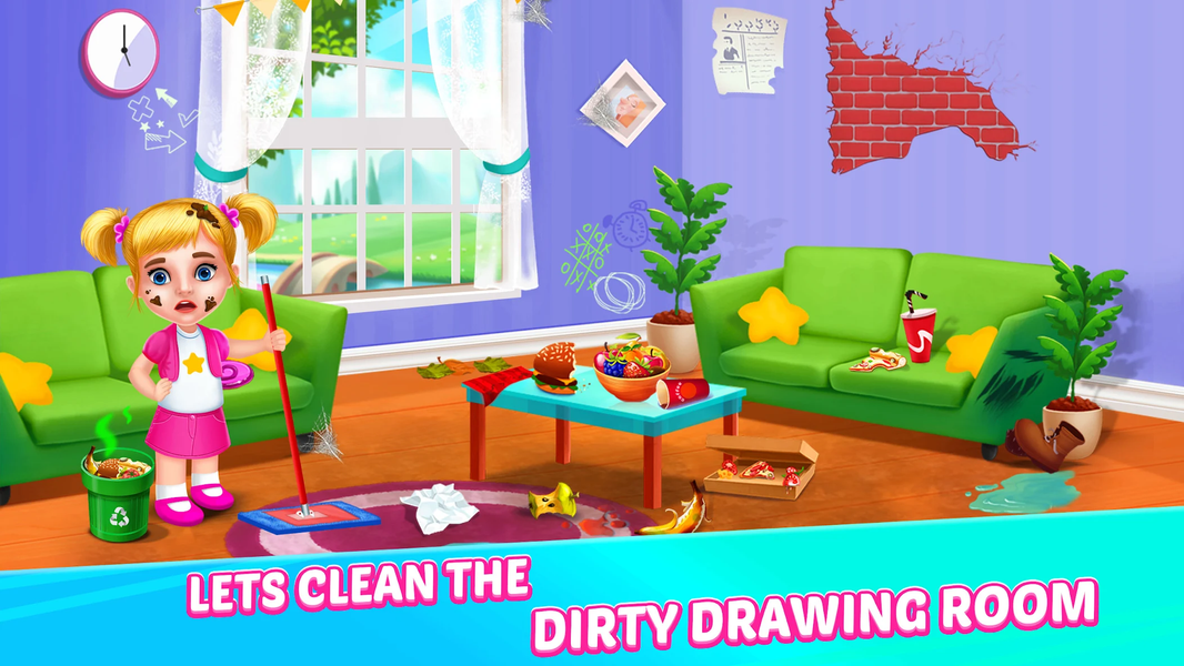 Home Cleaning: House Cleanup - عکس بازی موبایلی اندروید