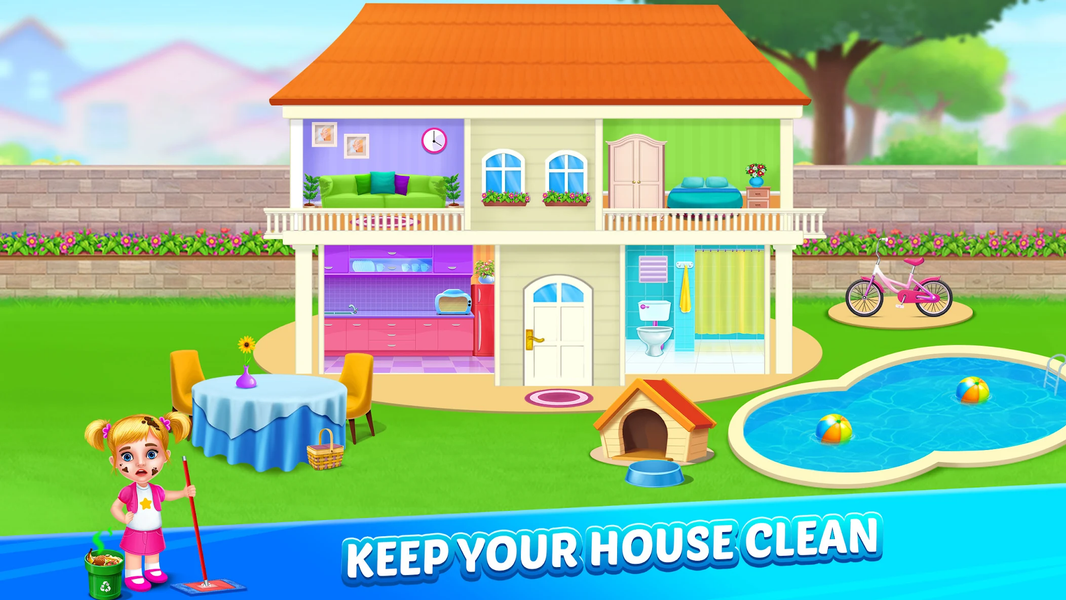 Home Cleaning: House Cleanup - عکس بازی موبایلی اندروید