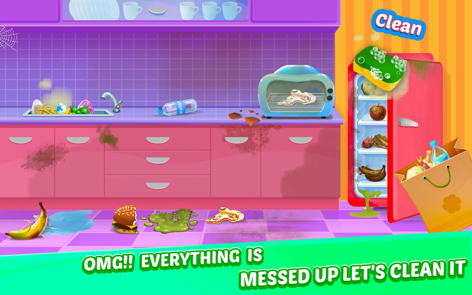 Home Cleaning: House Cleanup - عکس بازی موبایلی اندروید