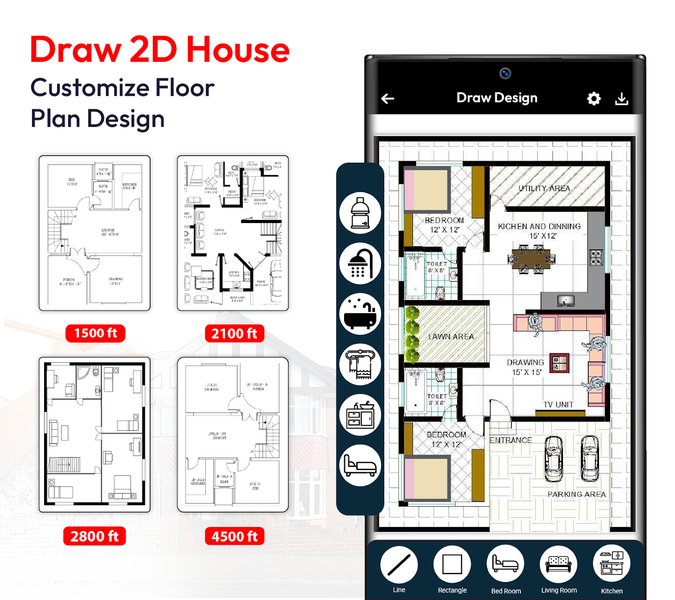 House Design ۳D - Home Planner - عکس برنامه موبایلی اندروید