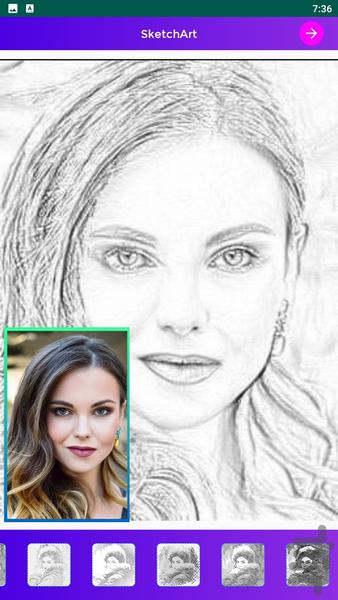 Pencil Photo Sketch - Image screenshot of android app