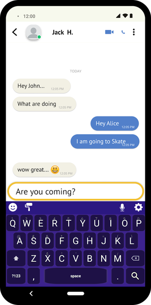Voice Keyboard - عکس برنامه موبایلی اندروید