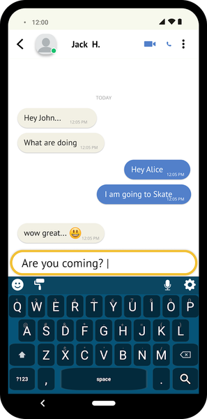 Voice Keyboard - عکس برنامه موبایلی اندروید