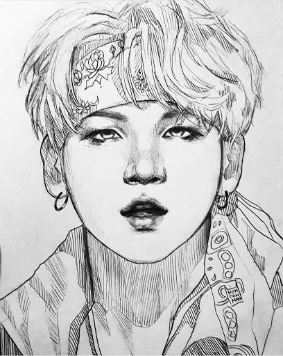 How to Draw BTS - عکس برنامه موبایلی اندروید