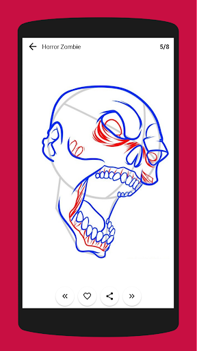 How to Draw Horror Character - Image screenshot of android app