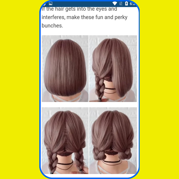 Hairstyles for short hair 2023 - عکس برنامه موبایلی اندروید