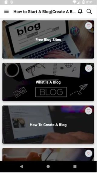 برنامه How To Start A Blog(Create A B - دانلود | بازار