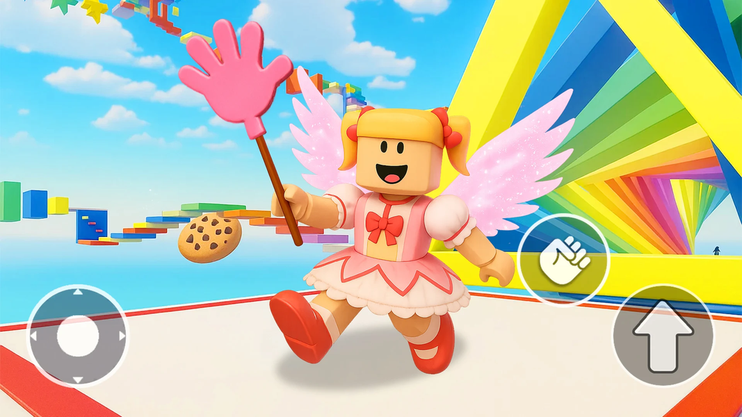 Blox Slap: Tower Obby Parkour - Gameplay image of android game