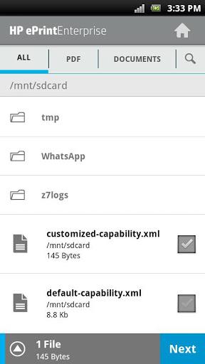 HP ePrint Enterprise for Good - عکس برنامه موبایلی اندروید