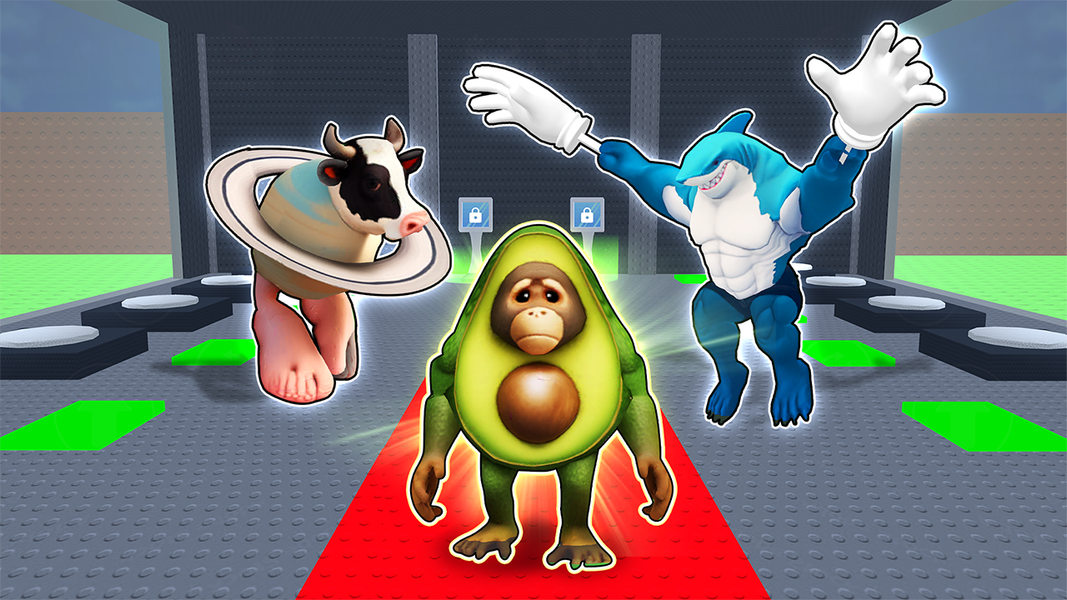 Monster Parkour: Blox Obby Run - عکس بازی موبایلی اندروید
