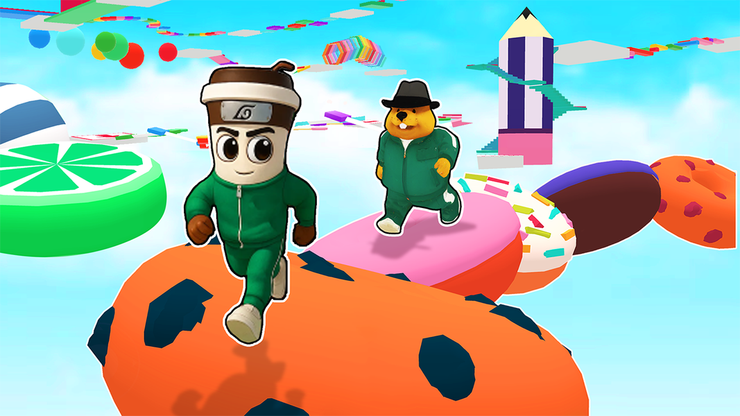 Monster Parkour: Blox Obby Run - عکس بازی موبایلی اندروید