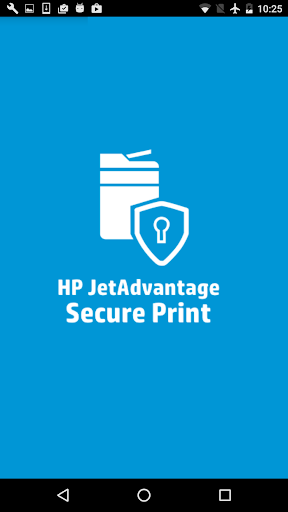 HP JetAdvantage Secure Print - Image screenshot of android app