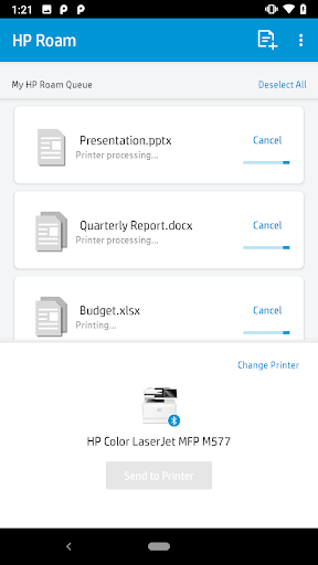 HP Roam - عکس برنامه موبایلی اندروید
