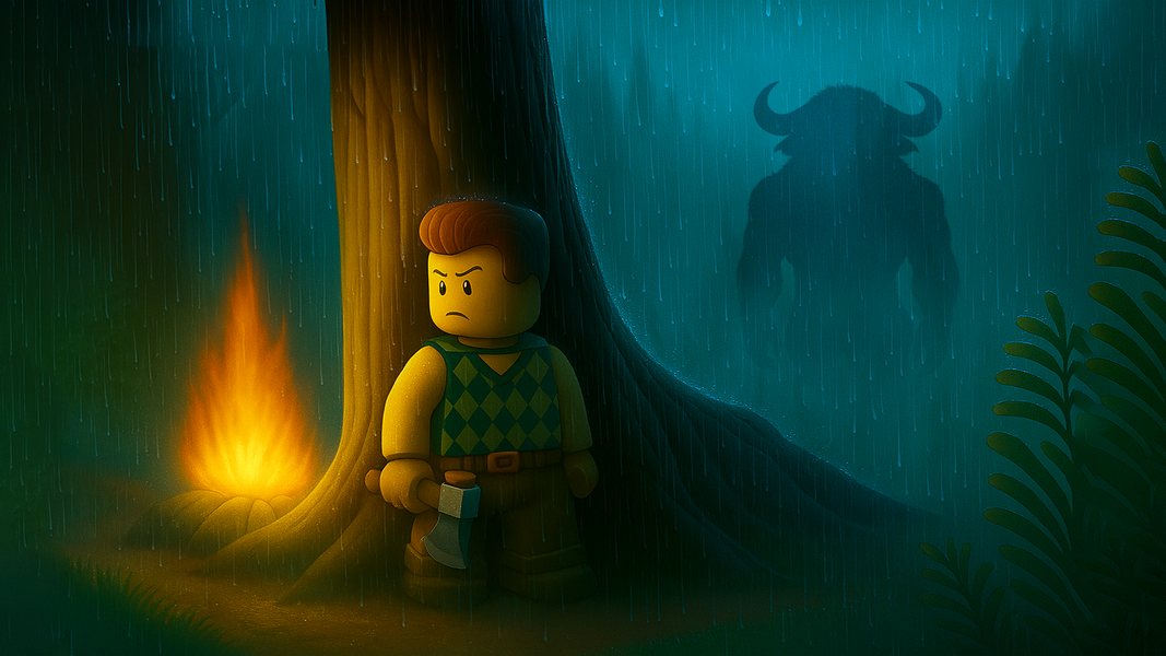 Blox Escape: Survival Night - Gameplay image of android game