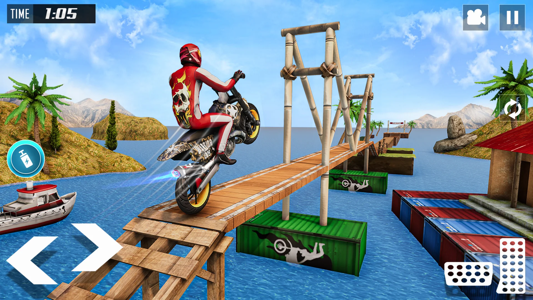 Bike Stunt Games:Bike Racing - Gameplay image of android game