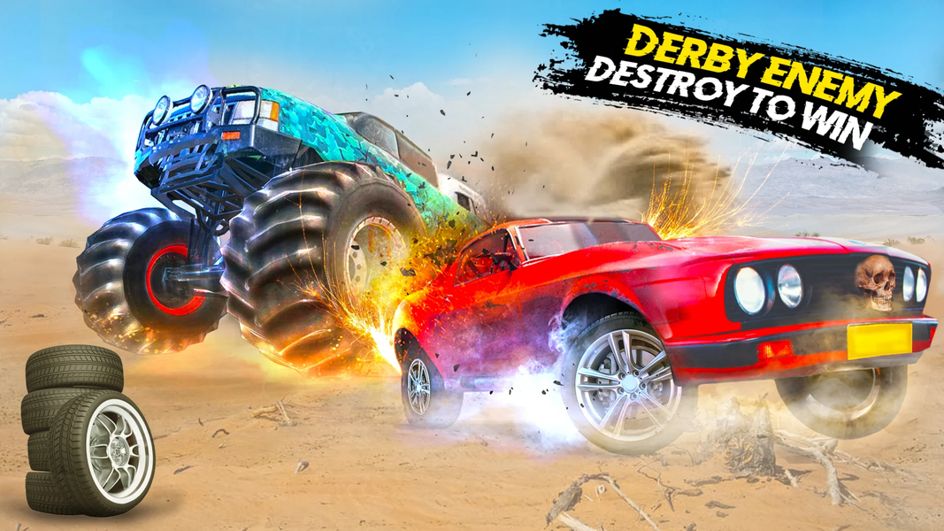 X Demolition Derby: Car Racing - Gameplay image of android game