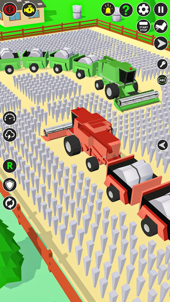 Farming Tractor Village Games - Gameplay image of android game
