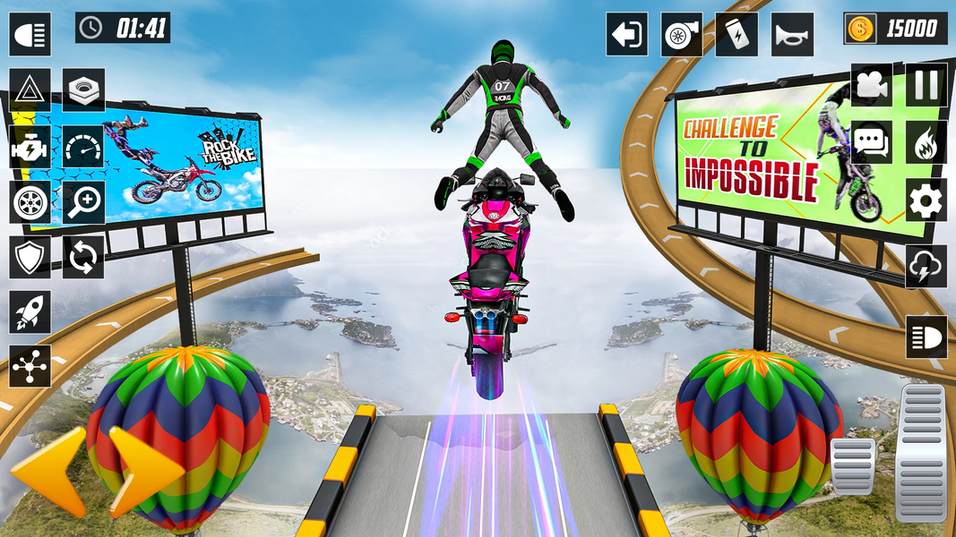 GT Bike game-Bike Stunt Racing - Gameplay image of android game