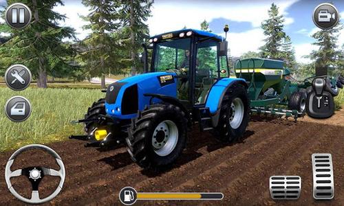 Farming Simulator - Big Tractor Farmer Driving 3D - عکس بازی موبایلی اندروید
